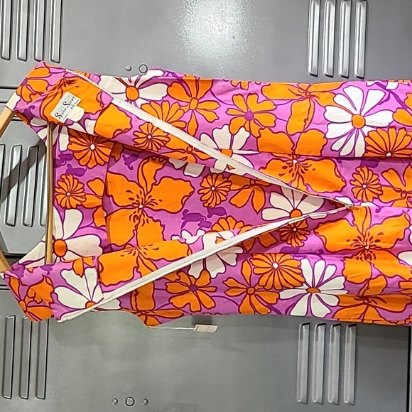 Vintage Shaker Square Floral Print Dress - Picture 8 of 14